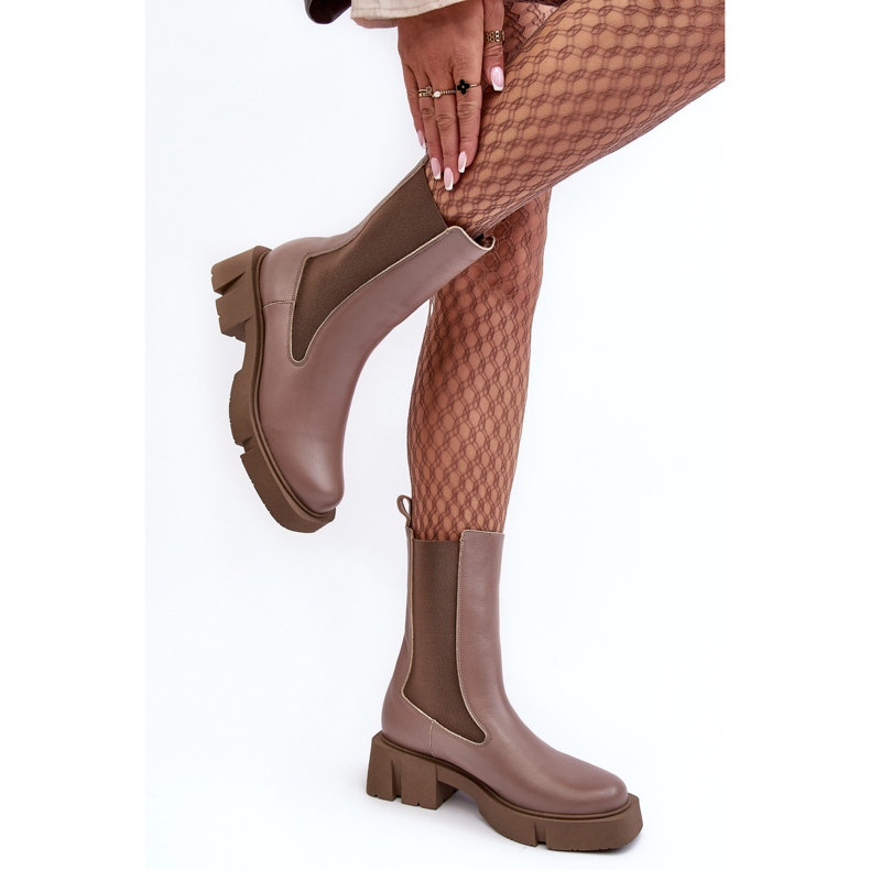 Chelsea stövlar dam 2693/230 Laura Messi Brown brun 1