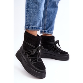 FG2 Snöskor för kvinnor, svart Ahatissa 2