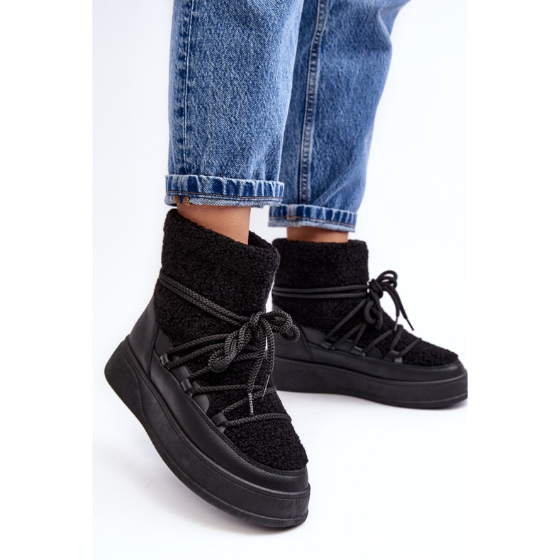 FG2 Snöskor för kvinnor, svart Ahatissa 2