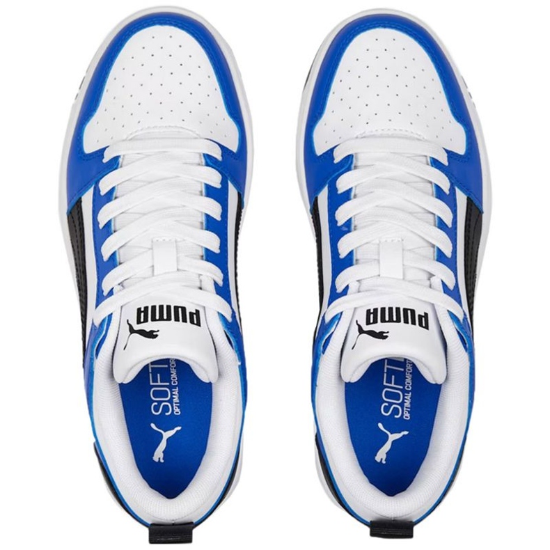 Puma Rebound Layup Lo Sl Jr skor 370490 19 vit 1