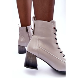 Vinceza Grå patentkängor 3