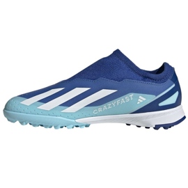 Adidas X Crazyfast.3 Ll Tf IE1500 fotbollsskor blå 1