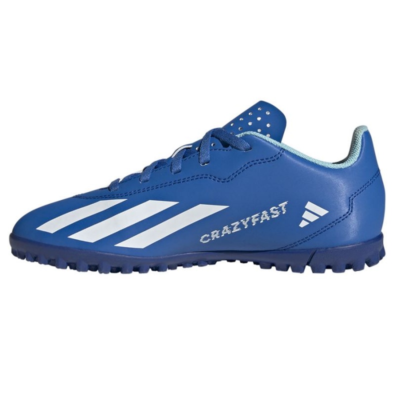 Adidas X Crazyfast.4 Tf Jr IE4067 fotbollsskor blå 1