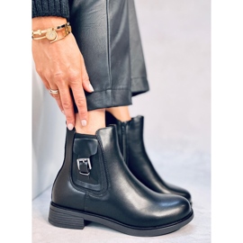 Boone Black Chelsea stövlar för kvinnor svart 1