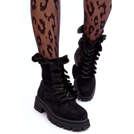 Seastar Varor isolerade platthelade stövlar svarta 4