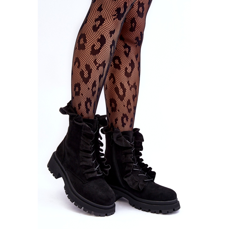 Seastar Varor isolerade platthelade stövlar svarta 2