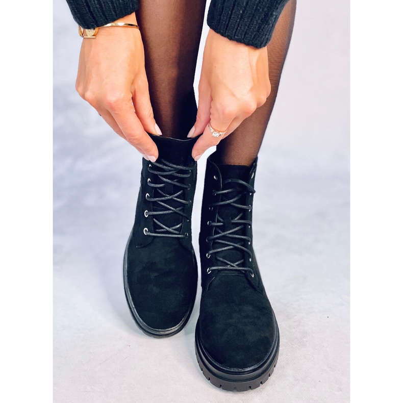 Snörstövlar Vecna ​​Black svart 1