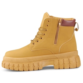 Klassiska kamelstövlar för kvinnor brun 2