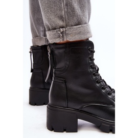 Vinceza Isolerade arbetsstövlar med dragkedja för kvinnor Svarta från Evrarda 1