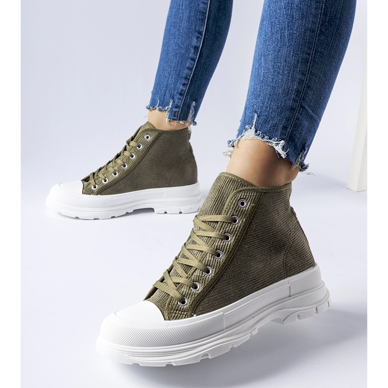 Inna Gröna Villaggio high-top sneakers 1