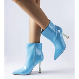 Blå lakla stövlar från Dionisi 1