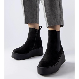 Svarta isolerade Discesa kilstövlar 1