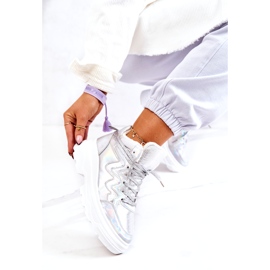 Kvinnors silverisolerade sportskor silver- 5