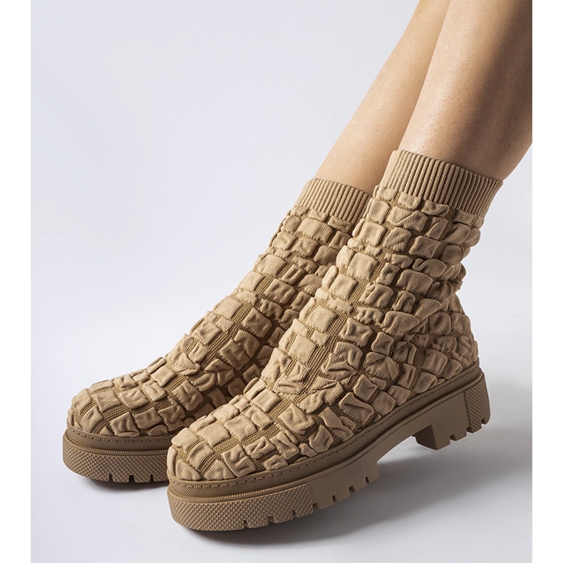 Bruna stövletter med ovandel från Arlington 1