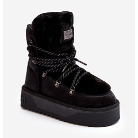 Vegan Platform Snow Boots Vattentät D.Franklin DFSH371008 Svart 2