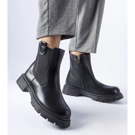 Svarta klassiska Giacinta ankelboots 1