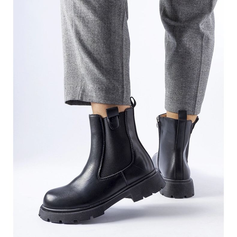 Svarta klassiska Giacinta ankelboots 2