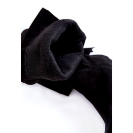 Lewski Shoes Lårhöga stövlar i mocka för kvinnor Lewski 2833 Svart 3