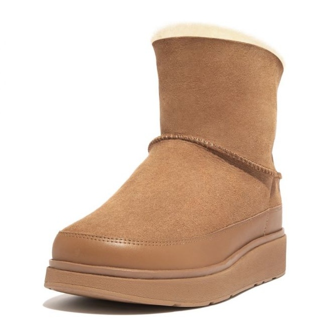 FitFlop GEN-FF Mini Dubbelsidiga Shearling Boots W GS6-A69 beige 1