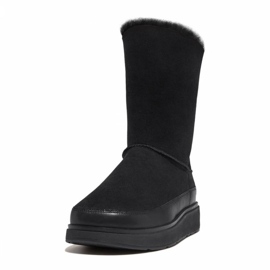 FitFlop GEN-FF korta dubbelsidiga Shearling-stövlar W GO9-090 svart 1