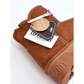 Vegan vattentät plattform snöstövlar D.Franklin DFSH371004 Brun 2