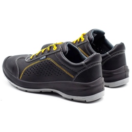 ŁUKPOL Techwork 1128P arbetsskor för män, svarta 5