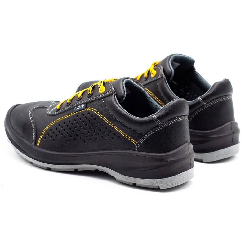 ŁUKPOL Techwork 1128P arbetsskor för män, svarta 5