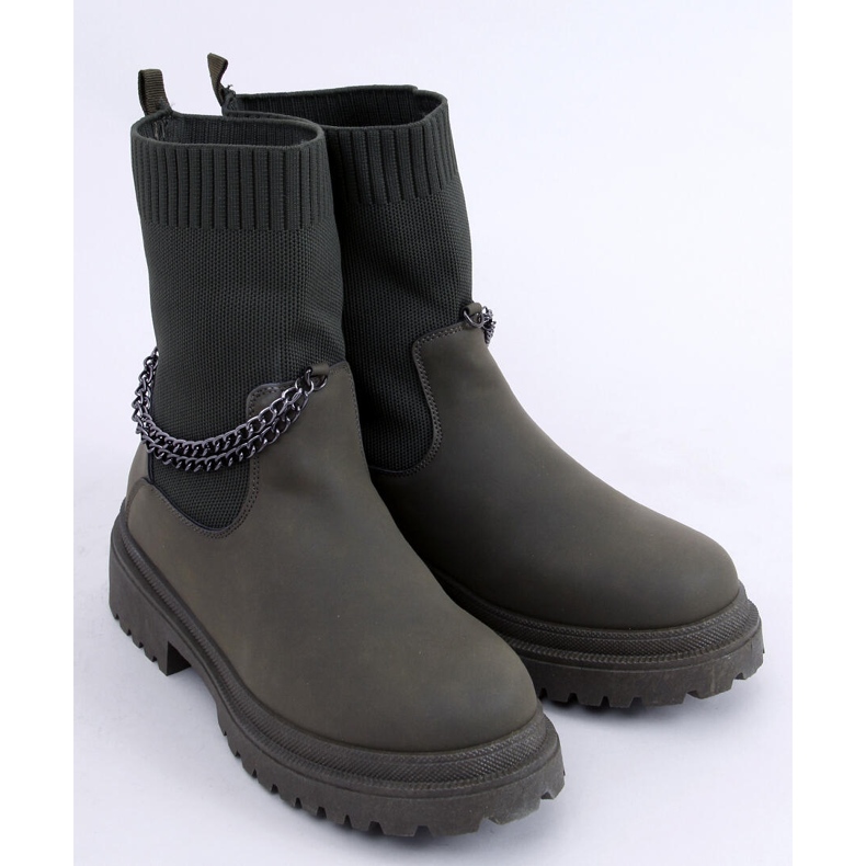 Stövlar med en flexibel Jesse Blackish Green ovandel grön 2