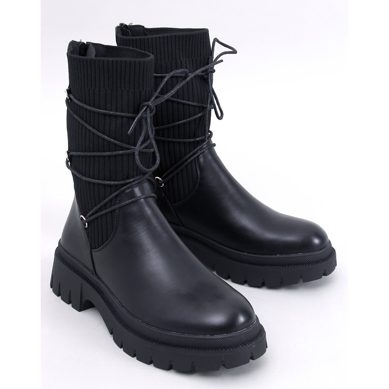 Willet Black sockankelboots svart 1
