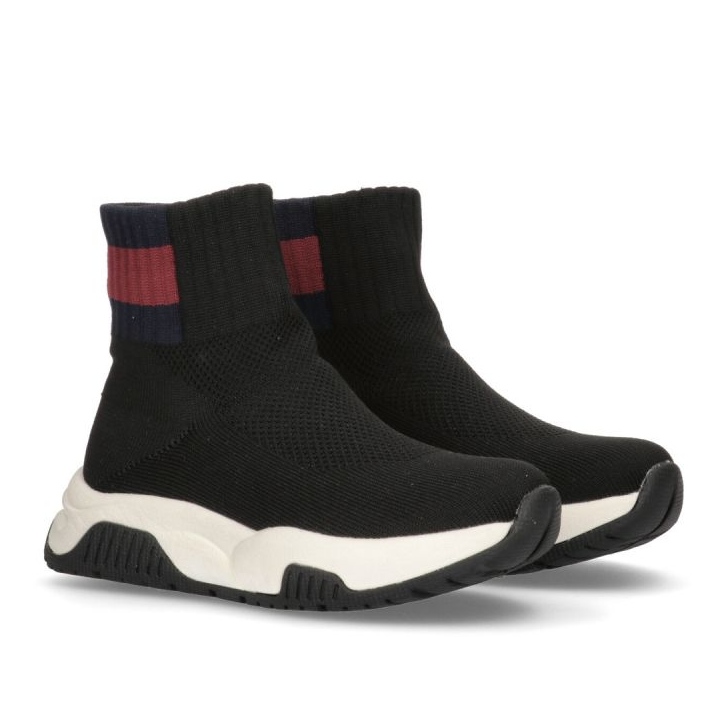 Tommy Hilfiger Sock Sneaker Svarta W skor T3A9-33007-0702999-999 1