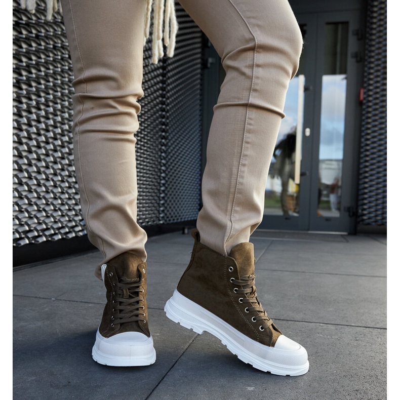 Gröna högplattformssneakers från Jose 1