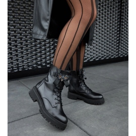 Karino svarta läderisolerade stövlar 2