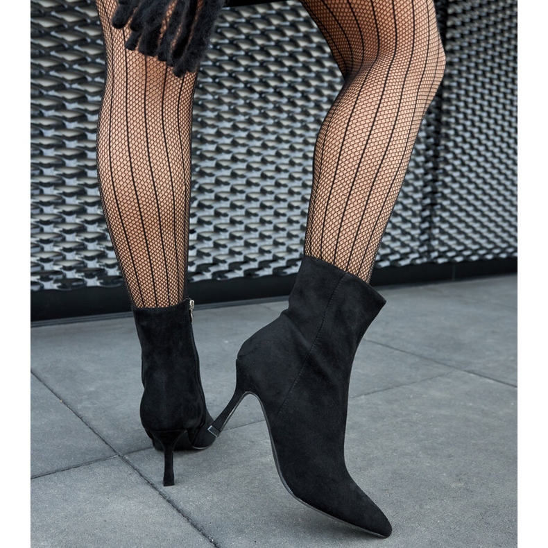 Guimond svarta lågklackade stövlar 1