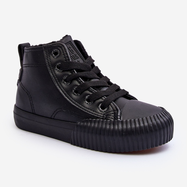 Isolerade barnsneakers med dragkedja Big Star MM374014 Svart 1