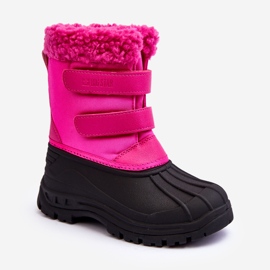 Snöskor med kardborreband för barn Big Star Fuchsia MM374112 rosa 1