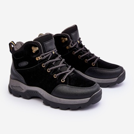 Trapper Trekking Skor för män Svart Fontanoe 2