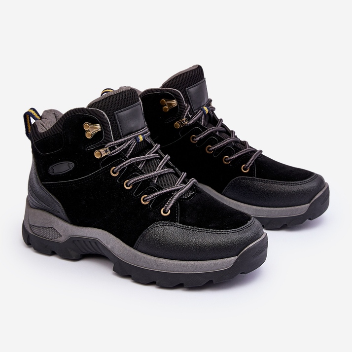 Trapper Trekking Skor för män Svart Fontanoe 2