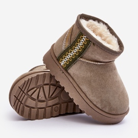 Barns gröna Leonora isolerade snöstövlar 1