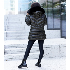 Svarta patentkängor med Sfaranda strass 2