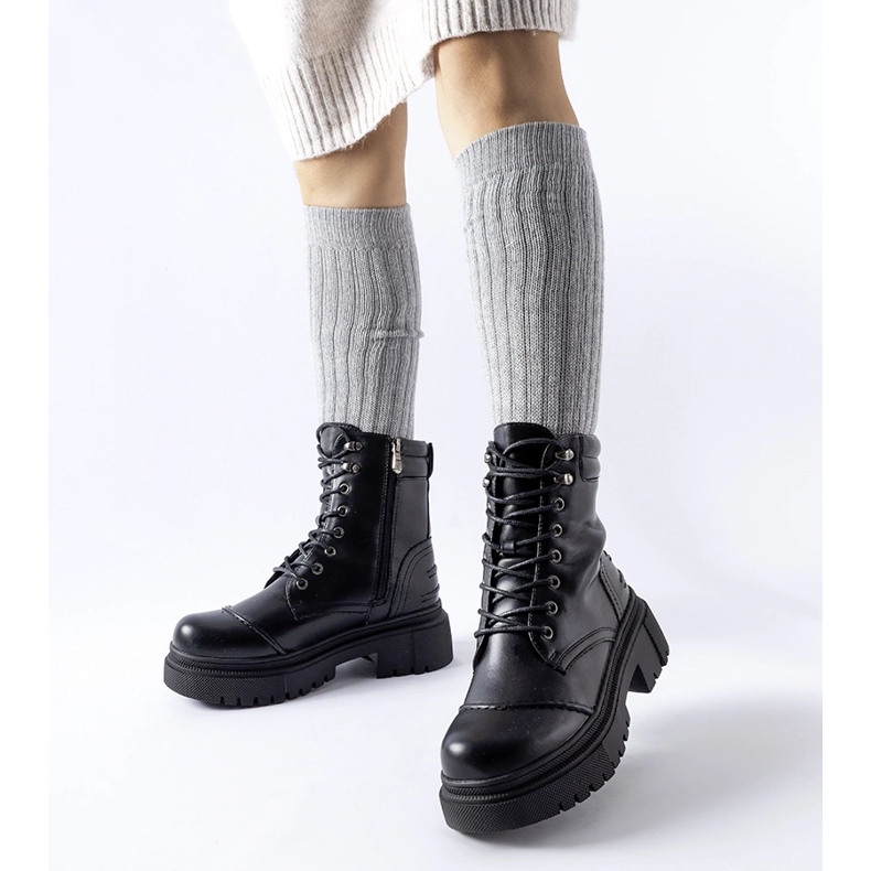 Inna Svarta isolerade Paimboeuf-stövlar 1