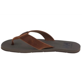 Helly Hansen Seasand 2 lädersandaler M 11955-725 flipflops brun 1