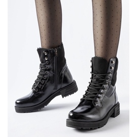 Svarta isolerade arbetarstövlar 1