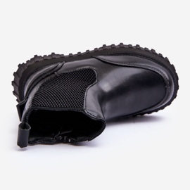 Barns varma dragkedjestövlar Svart Jolynn 1