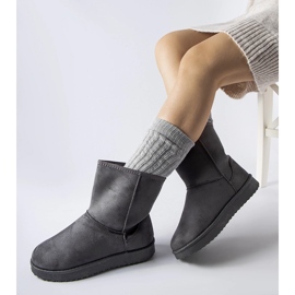 Grå isolerade klassiska Libero snöstövlar 1