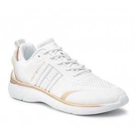 Tommy Hilfiger Stickad Lätt Sneaker W FW0FW05791-YBR vit 1