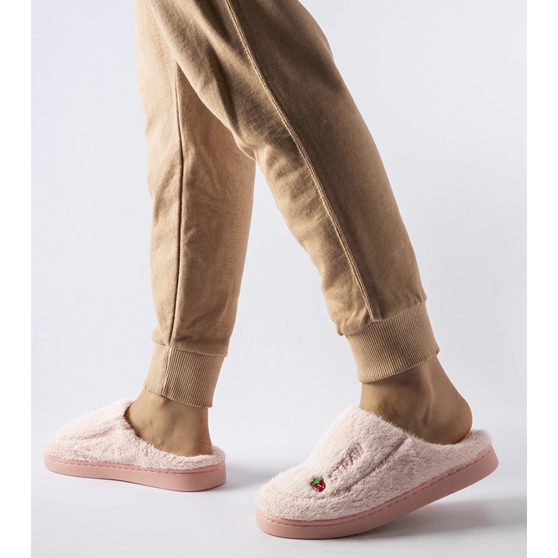 Ljusrosa Collinsville tofflor 1