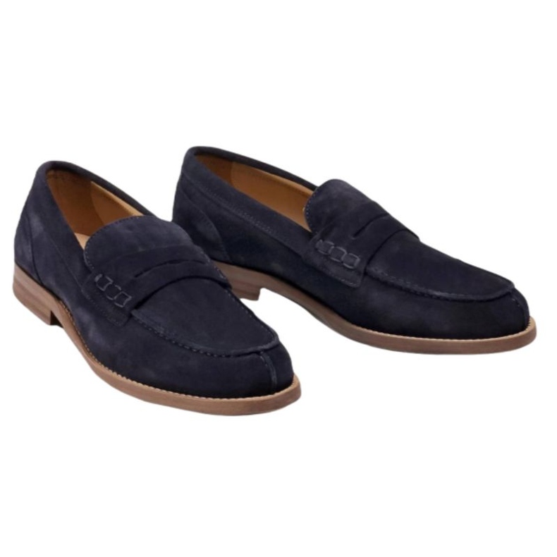 Tommy Hilfiger Suede Loafer M FM0FM02867 skor blå 1