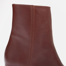 Marco Shoes Rosie ankelstövlar i läder brun 1