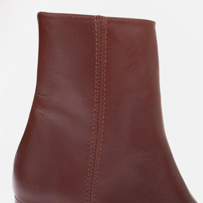 Marco Shoes Rosie ankelstövlar i läder brun 1