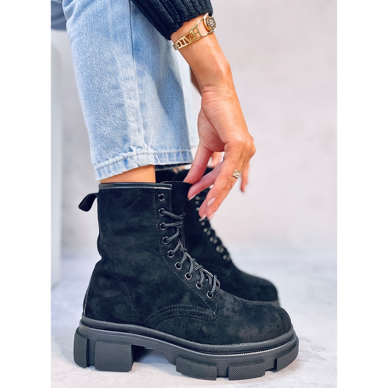 Dazy Black mocka arbetare svart 1